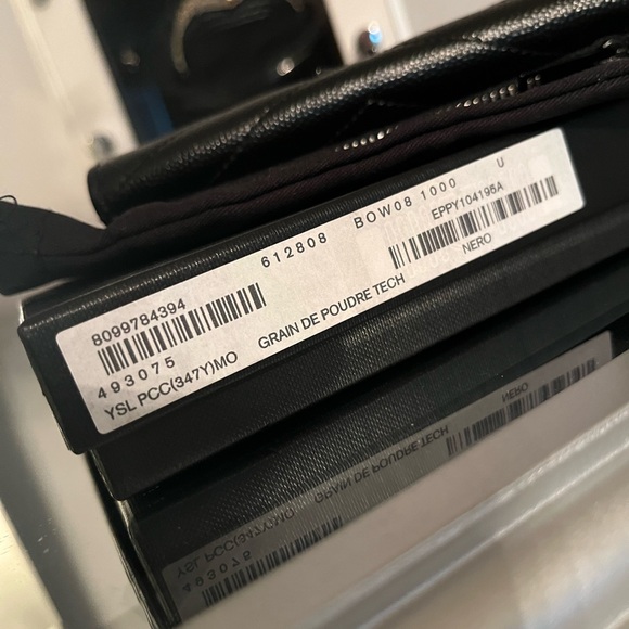 Authentic YSL Grain de Poudre Tech Cardholder - Picture 10 of 11